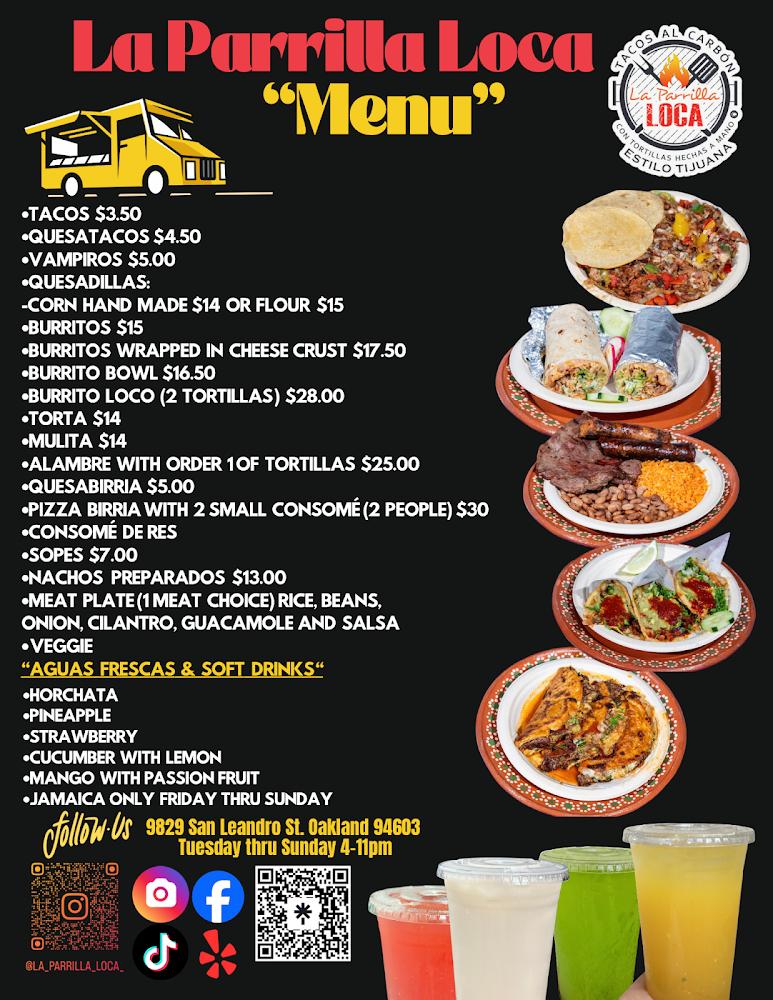 La Parilla Loca Menu image 1