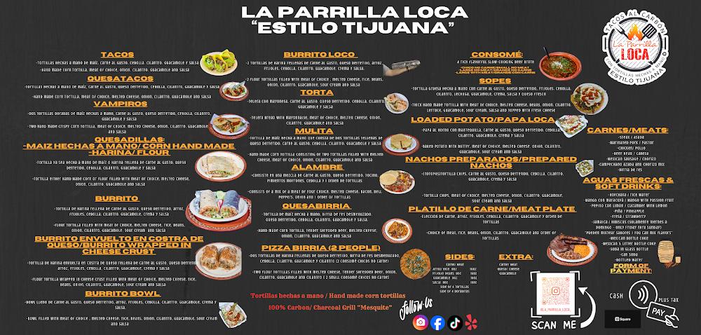 La Parilla Loca Menu image 2
