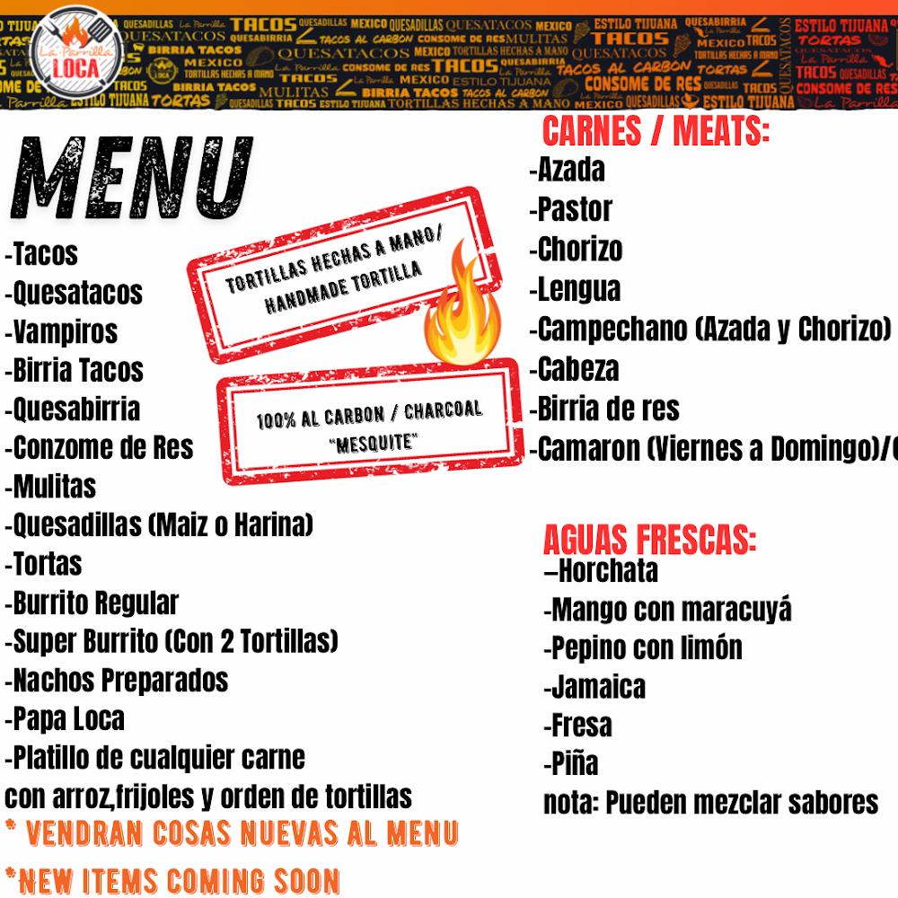 La Parilla Loca Menu image 3